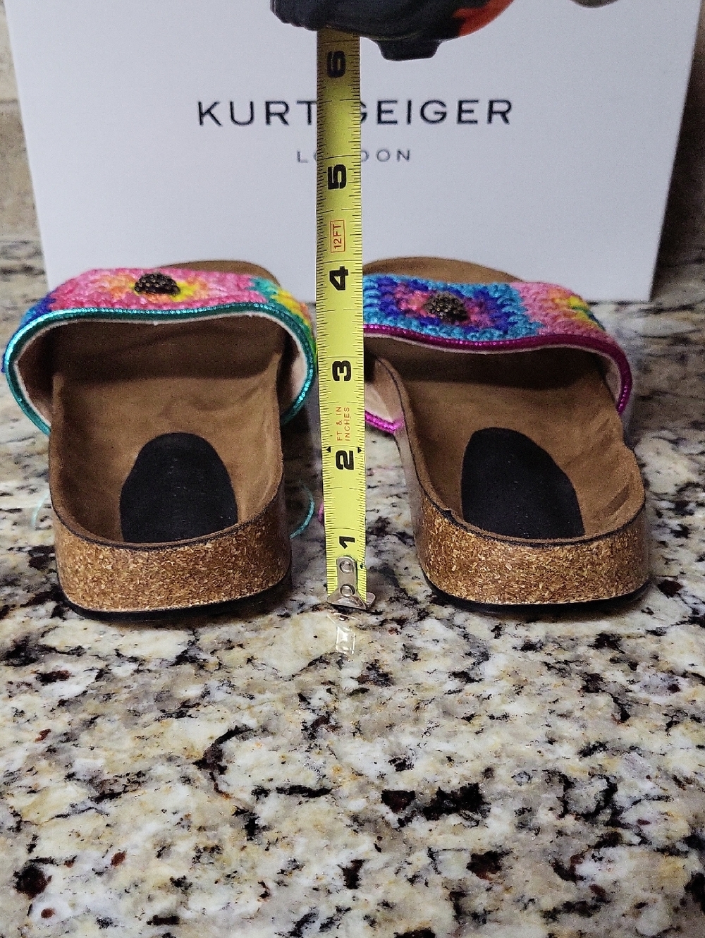 1-DAY SALE! Kurt Geiger London Ozark Crochet Slide Sandals Size 39 - Picture 10 of 10